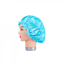 Bifull Gorro de Satén Anti Frizz Azul Sleeping Thin Cap