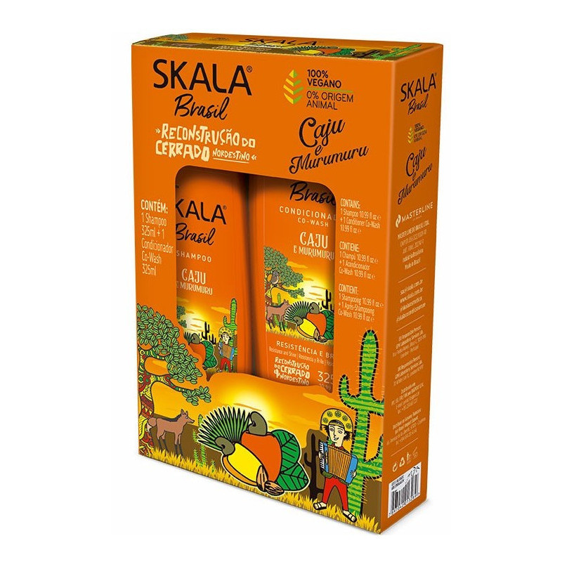 Skala Pack Caju e Murumuru Champú+ Acondicionador 