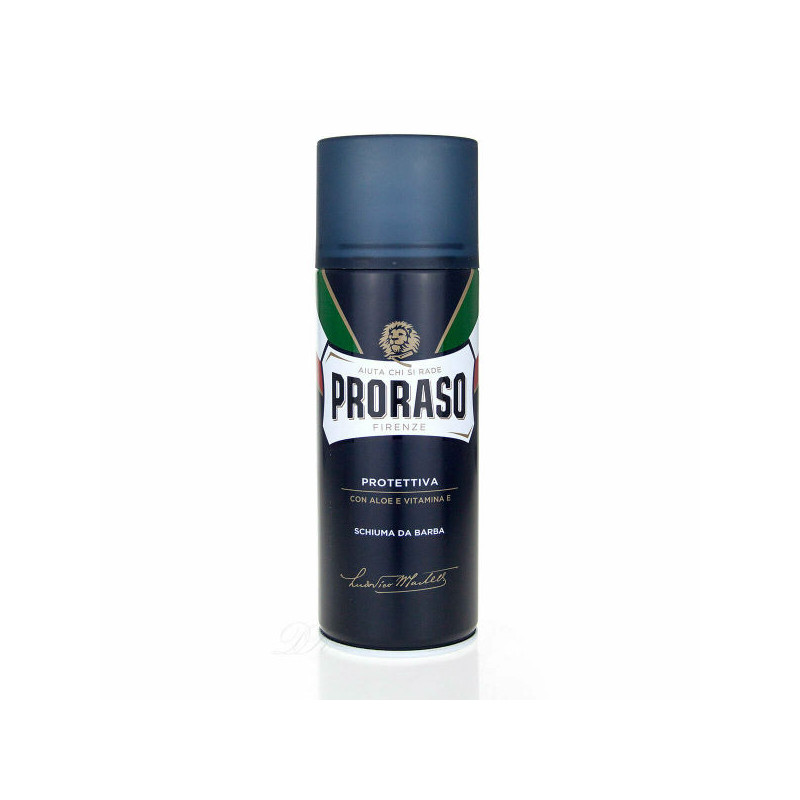 Proraso Linea Azul Espuma de Afeitar con Aloe Vera y Vitamina E Proraso Linea Azul Espuma de Afeitar con Aloe Vera y Vitamina E