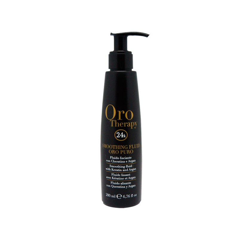 Fanola Oro Therapy 24K Fluido Alisante con Queratina y Argan (200ml) Fanola Oro Therapy 24K Fluido Alisante con Queratina y Argan (200ml)