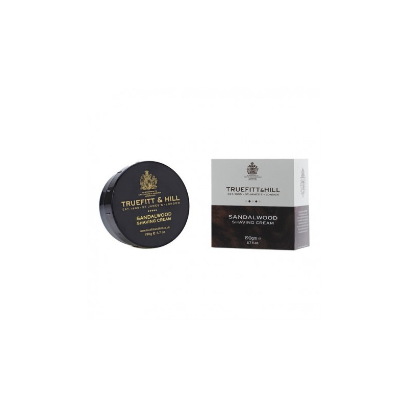 Truefitt & Hill Sándalo Crema de Afeitar (190g) Truefitt & Hill Sándalo Crema de Afeitar (190g)