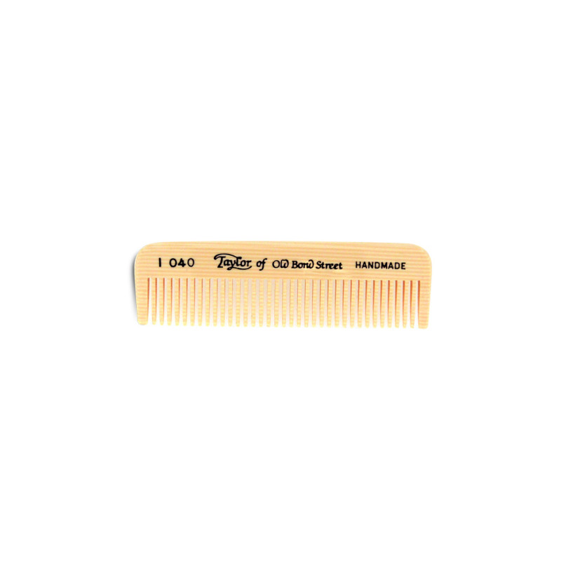 Taylor of Old Bond Street Peine Marfil para Barba & Bigote (8,5cm)