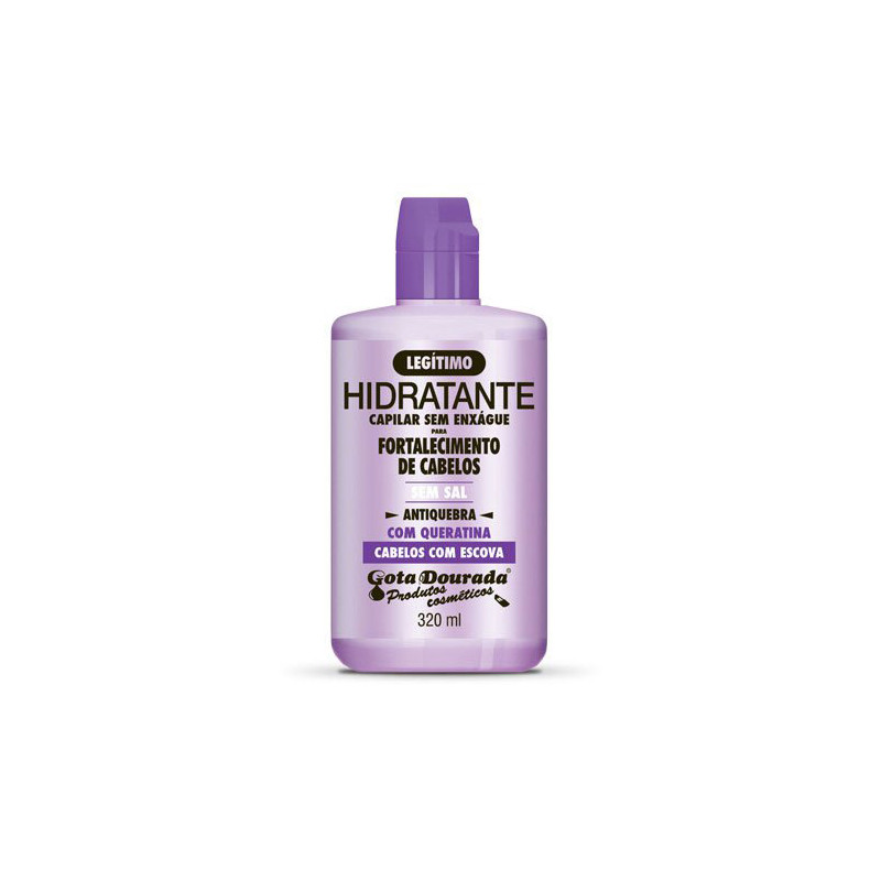 Gota Dourada Alisado con Queratina Crema de Peinar (320ml)