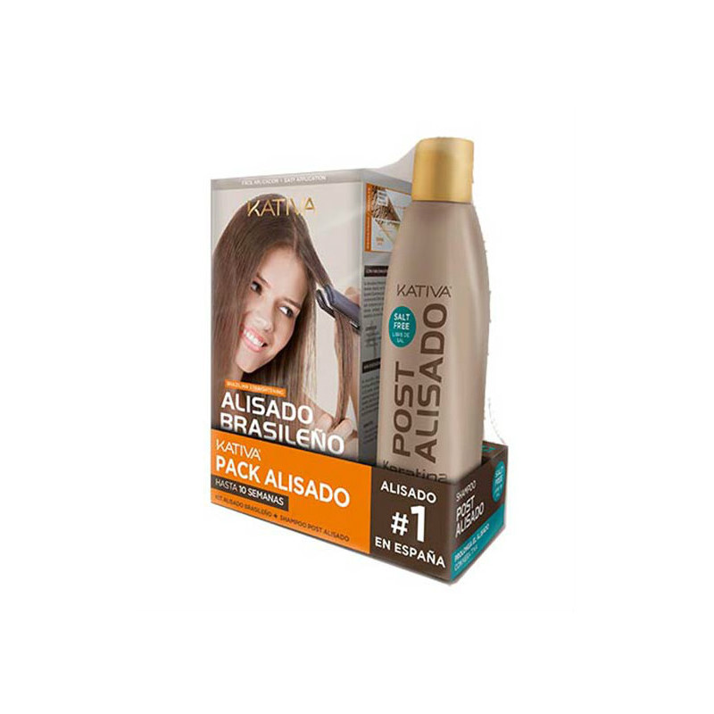 Kativa Keratina Kit Alisado Brasileño + Shampoo Post Alisado Kativa Keratina Kit Alisado Brasileño + Shampoo Post Alisado