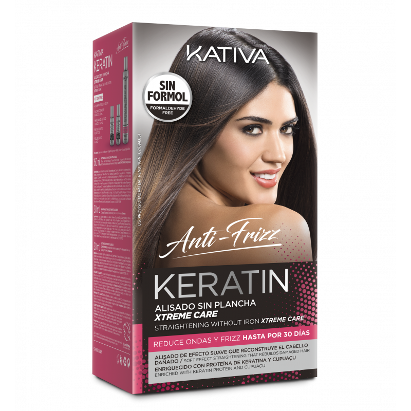 Kativa Anti-Frizz Keratin Alisado Sin Plancha Xtreme Care