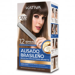  Kativa Kit Alisado Brasileño Natural Cabellos Oscuros 