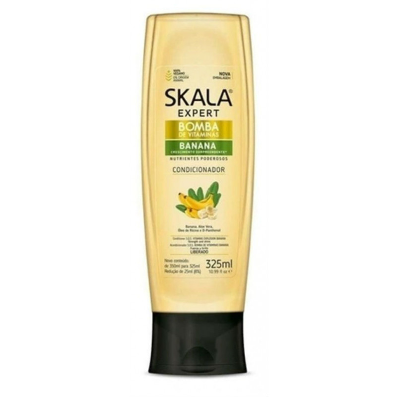 Skala Bomba Vitaminas Banana Aondicionador (325ml) Skala Bomba Vitaminas Banana Aondicionador (325ml)