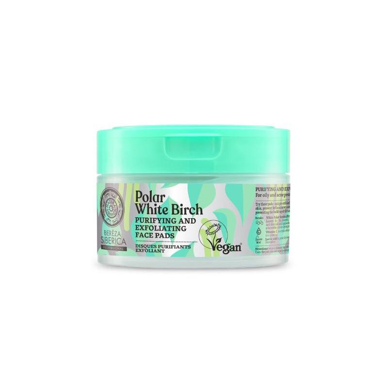 Natura Siberica Berëza Discos Purificantes y Exfoliantes (20Uds) Natura Siberica Berëza Discos Purificantes y Exfoliantes (20Uds)
