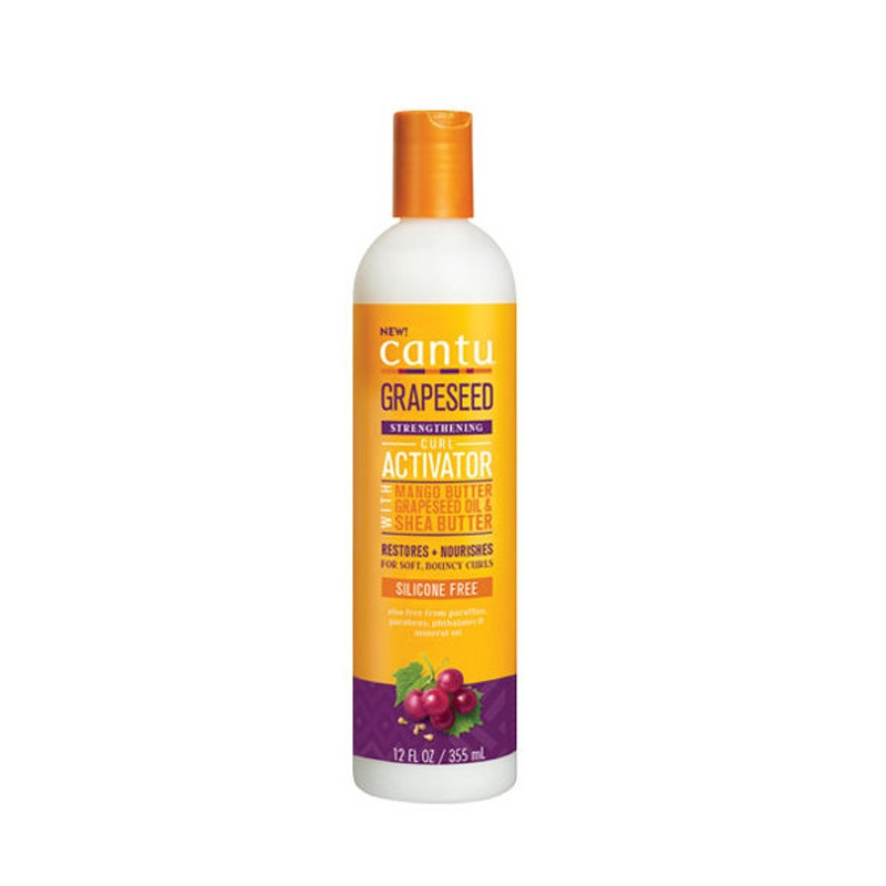 Cantu Grapeseed Strengthening Curl Activator Cream (355ml) Cantu Grapeseed Strengthening Curl Activator Cream (355ml)