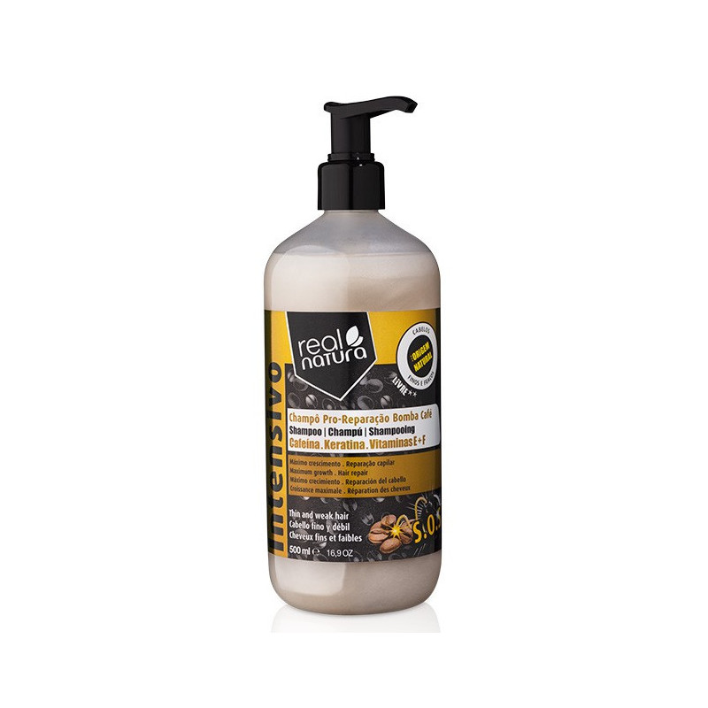 Real Natura Pro-Cor Reparaçao Bomba Café Champú Sin Sal (500ml) Real Natura Pro-Cor Reparaçao Bomba Café Champú Sin Sal (500ml)