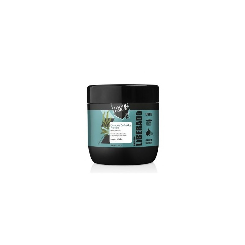 Real Natura Caracois Definidos Liberados Máscara (500ml) Real Natura Caracois Definidos Liberados Máscara (500ml)