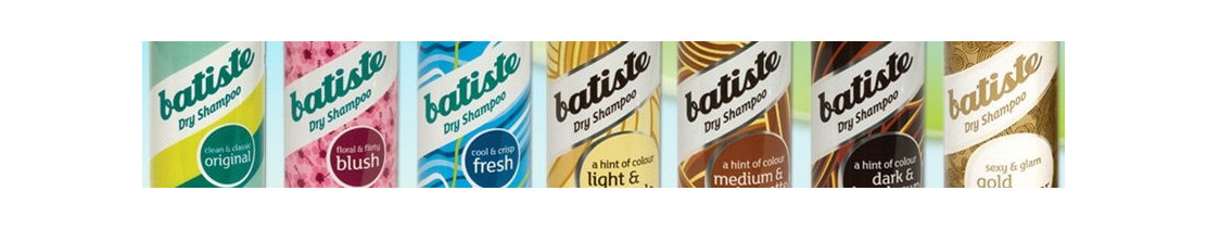 Catálogo Batiste de champús en seco